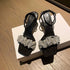 Star Style Kuxury Rhinestone High Heel Stiletto